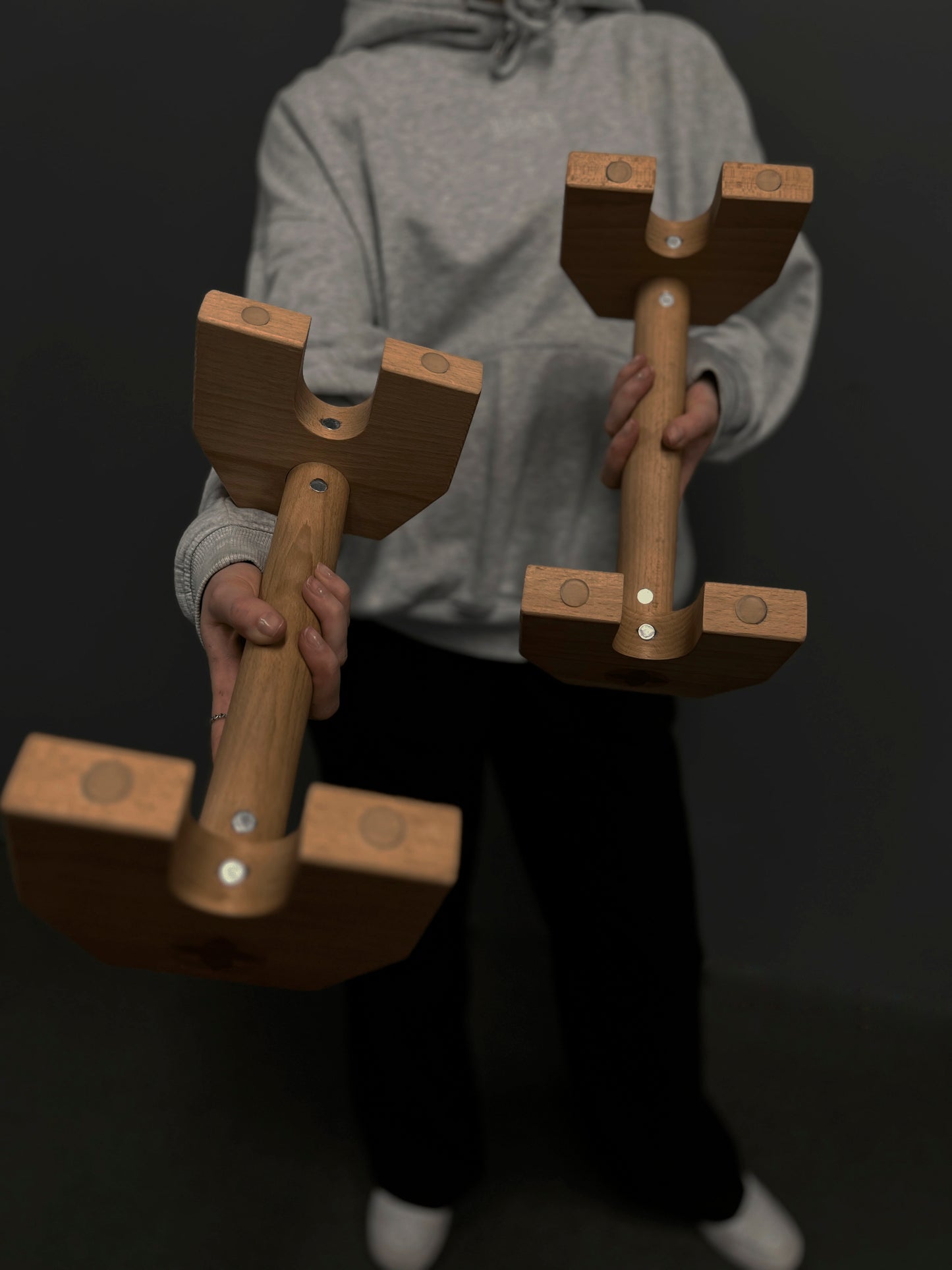 Premium Wooden Parallettes